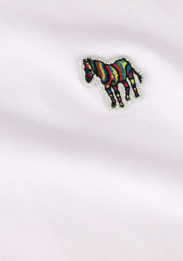 PS PAUL SMITH witte ps paul smith t-shirt mens slim fit ss tshirt zebra