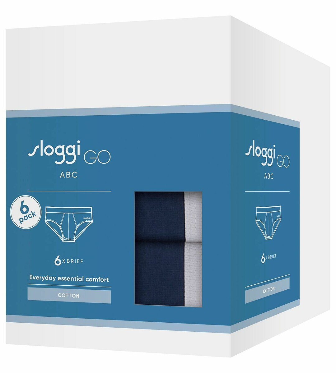 SLOGGI<br>Conjunto de 6 cuecas Go ABC 2.0