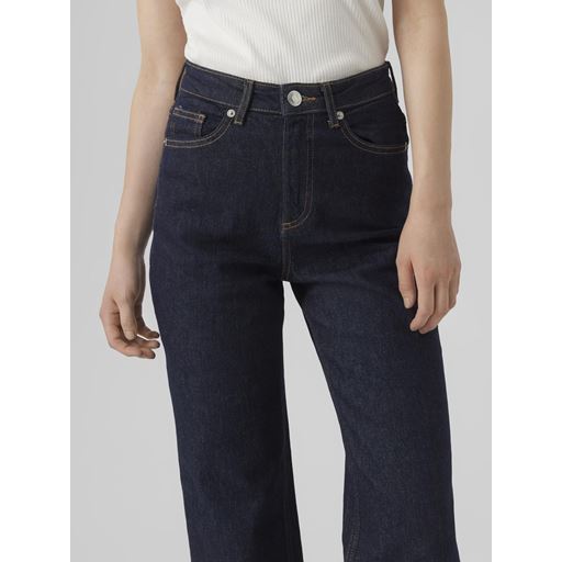 Vero Moda Tessa Højtaljede Jeans, Dark Blue Denim, W30/L32