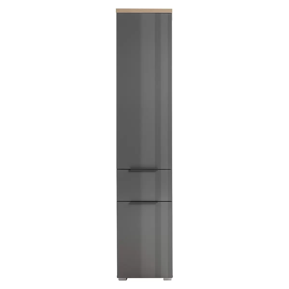 Hochschrank Mundi Artisan Eiche,grau