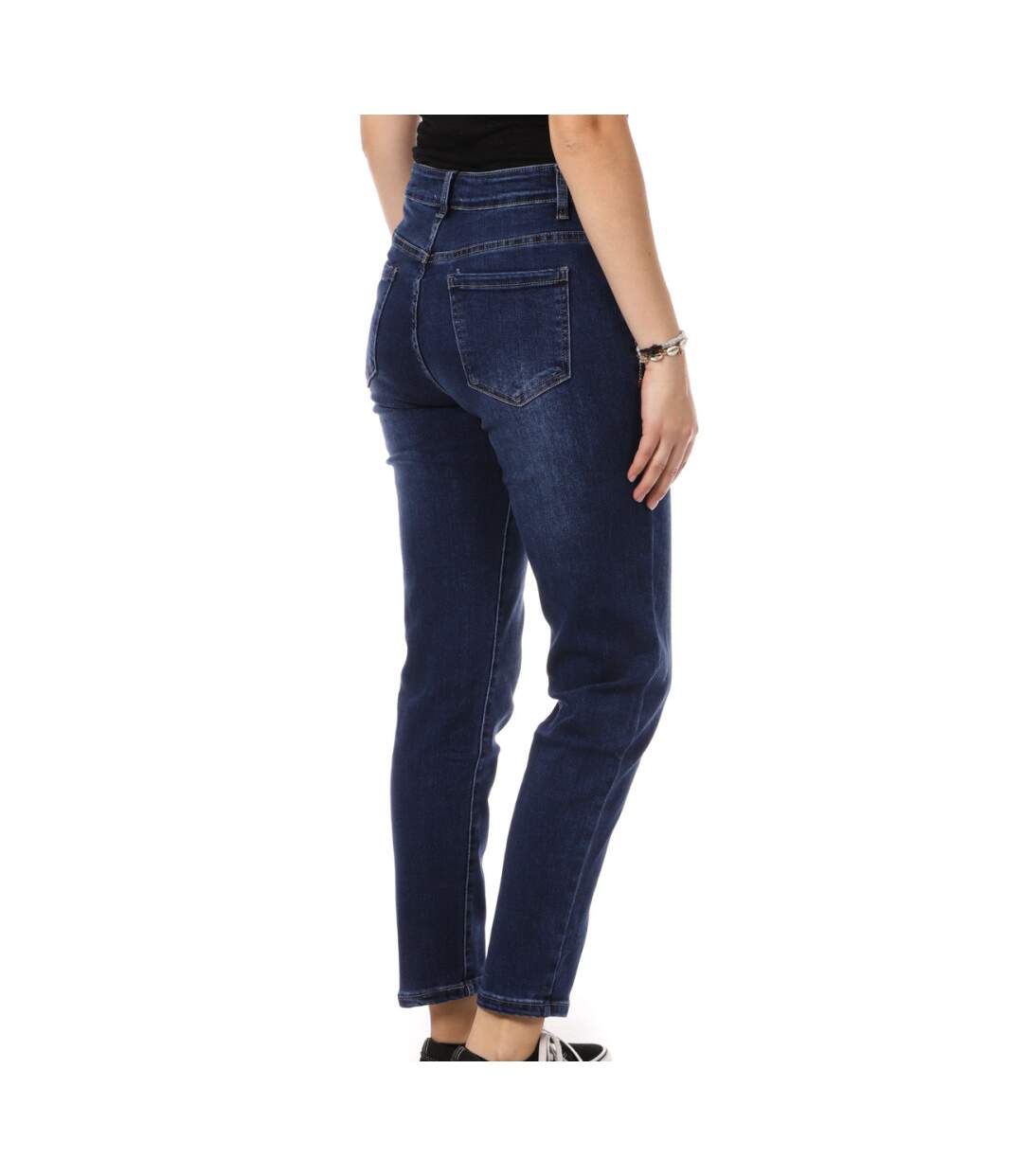 Jean Mom Fit Bleu Foncé Femme My Tina's 270