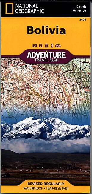 NATIONAL GEOGRAPHIC - 3406 BOLIVIA ECHELLE 1 1 415 000