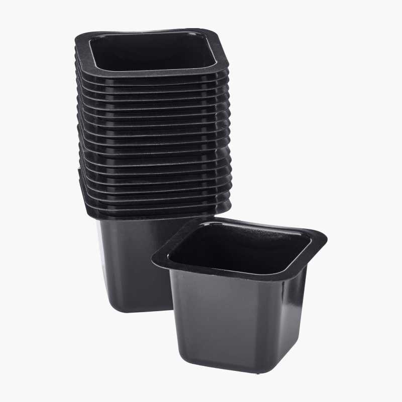 PLASTPOTTE, 18 STK Ø 8 CM