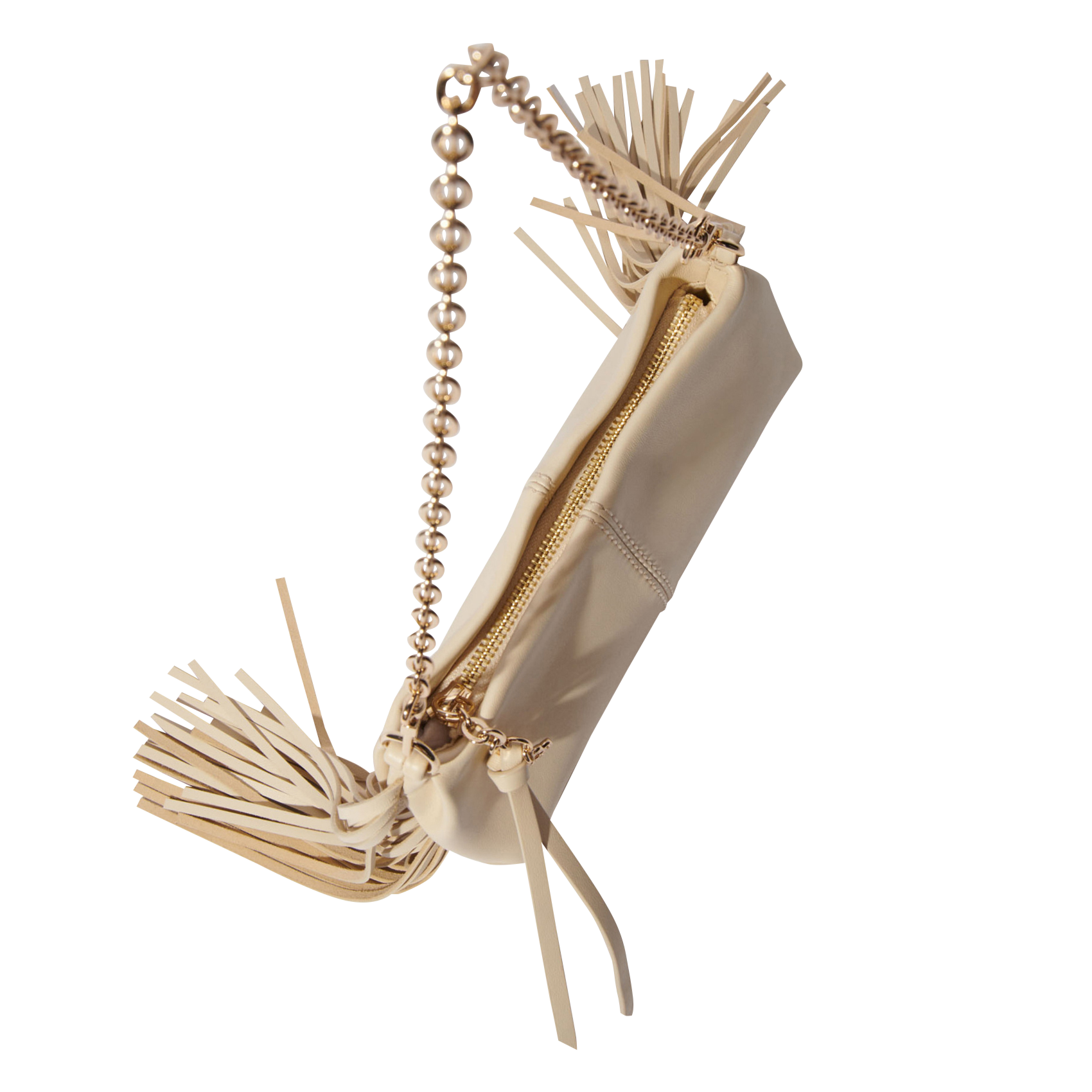 MISS M POUCH - Sac porté épaule en cuir | Blanc