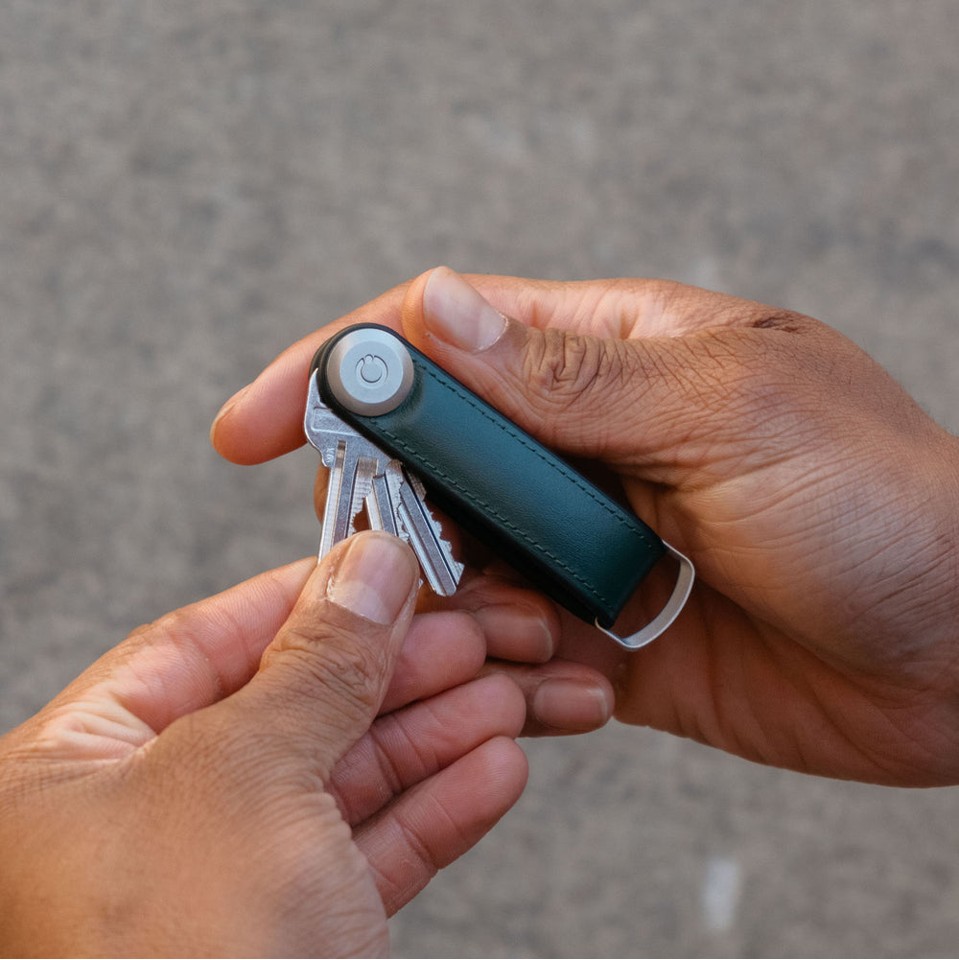 Orbitkey - Hybrid Leather Key Organiser - Pine Green