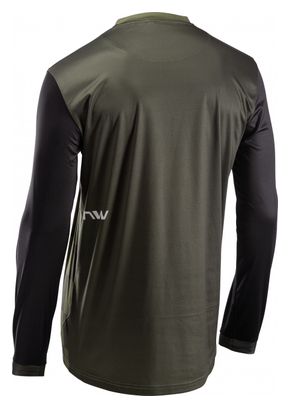 Maillot Manches Longues Northwave Sharp Vert/Noir