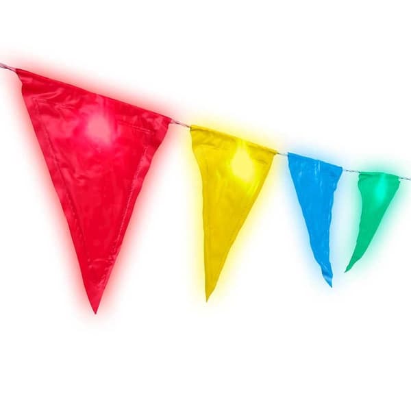 Flagglenke med LED-lys - 3 meter