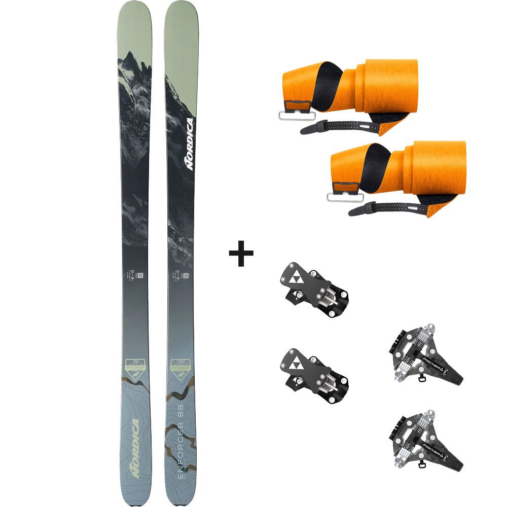 Nordica Enforcer 88 Unlimited 23/24 Tourenski Komplettset & Fischer Bindung & Fell