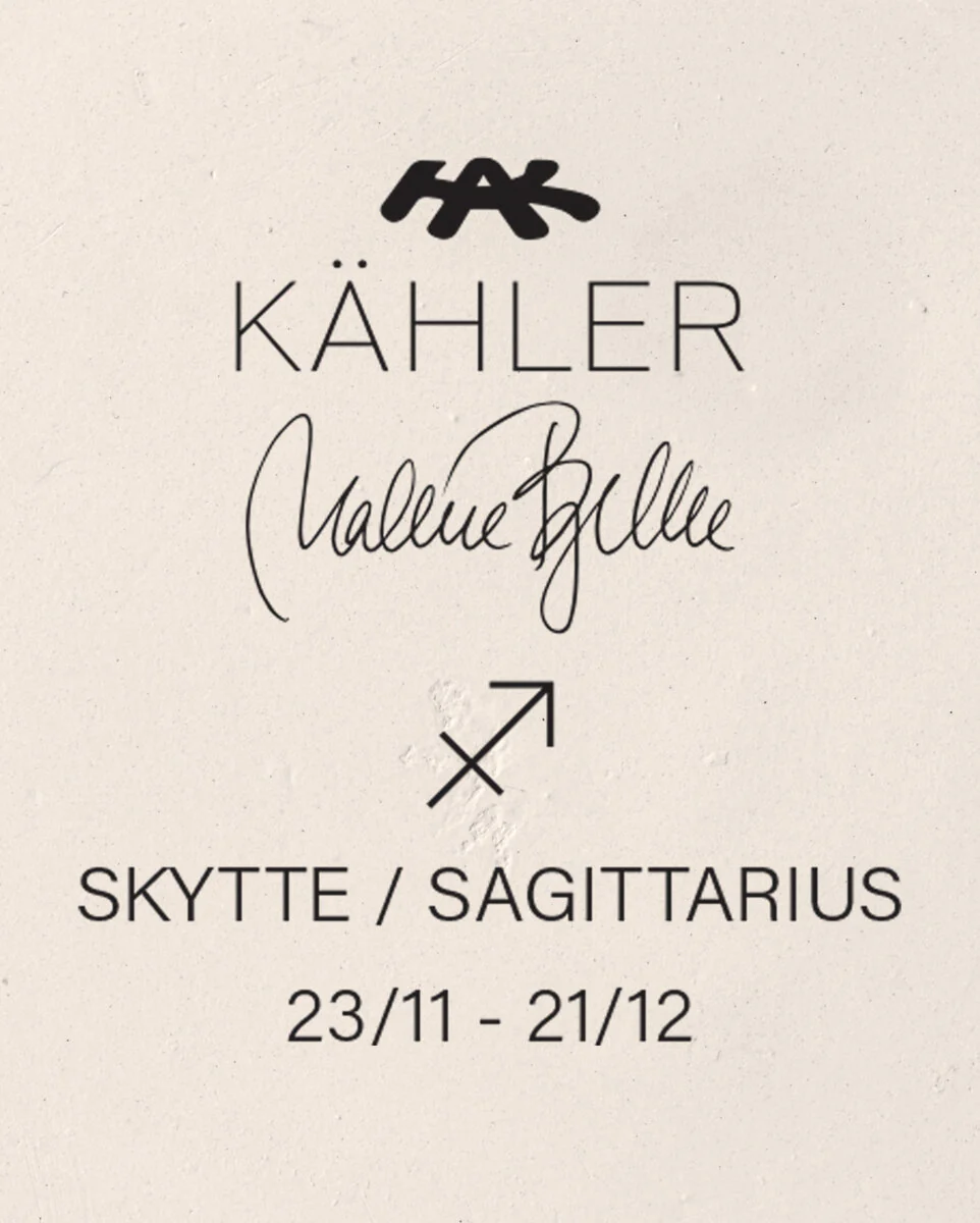Kähler  Astro Skytte, hvid - H17 cm.