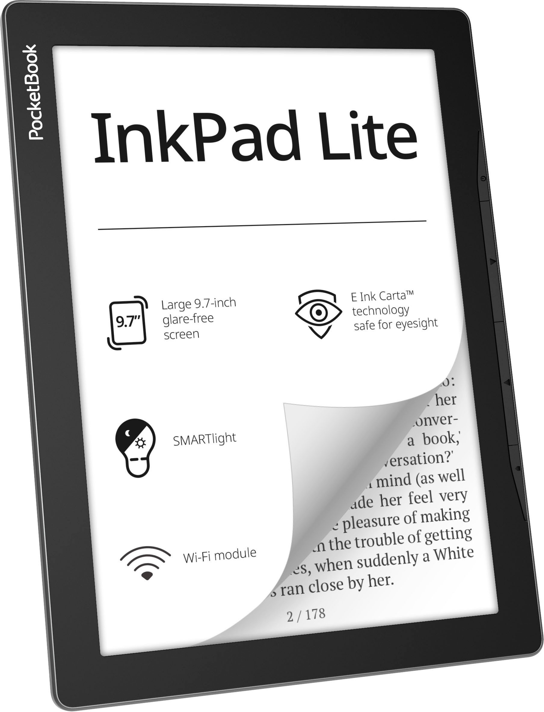 PocketBook E-Book »InkPad Lite« (24,64 cm / 9,7 ″) Linux 8 GB )