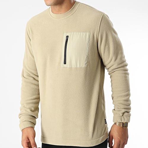 Sweat Crewneck Polaire Nikolai Beige