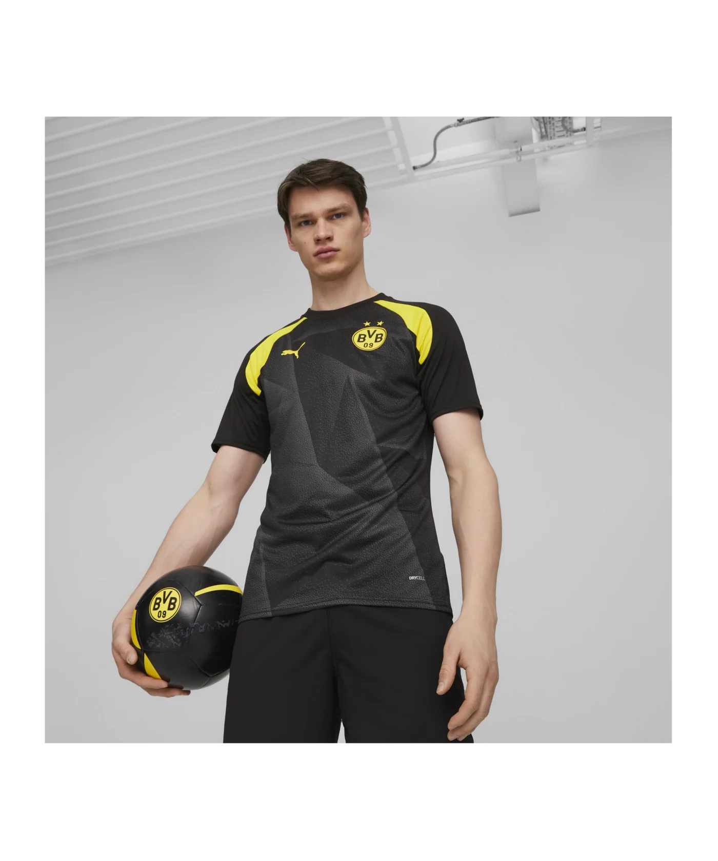 PUMA BVB Dortmund Prematch Shirt 2023/2024 Schwarz F01