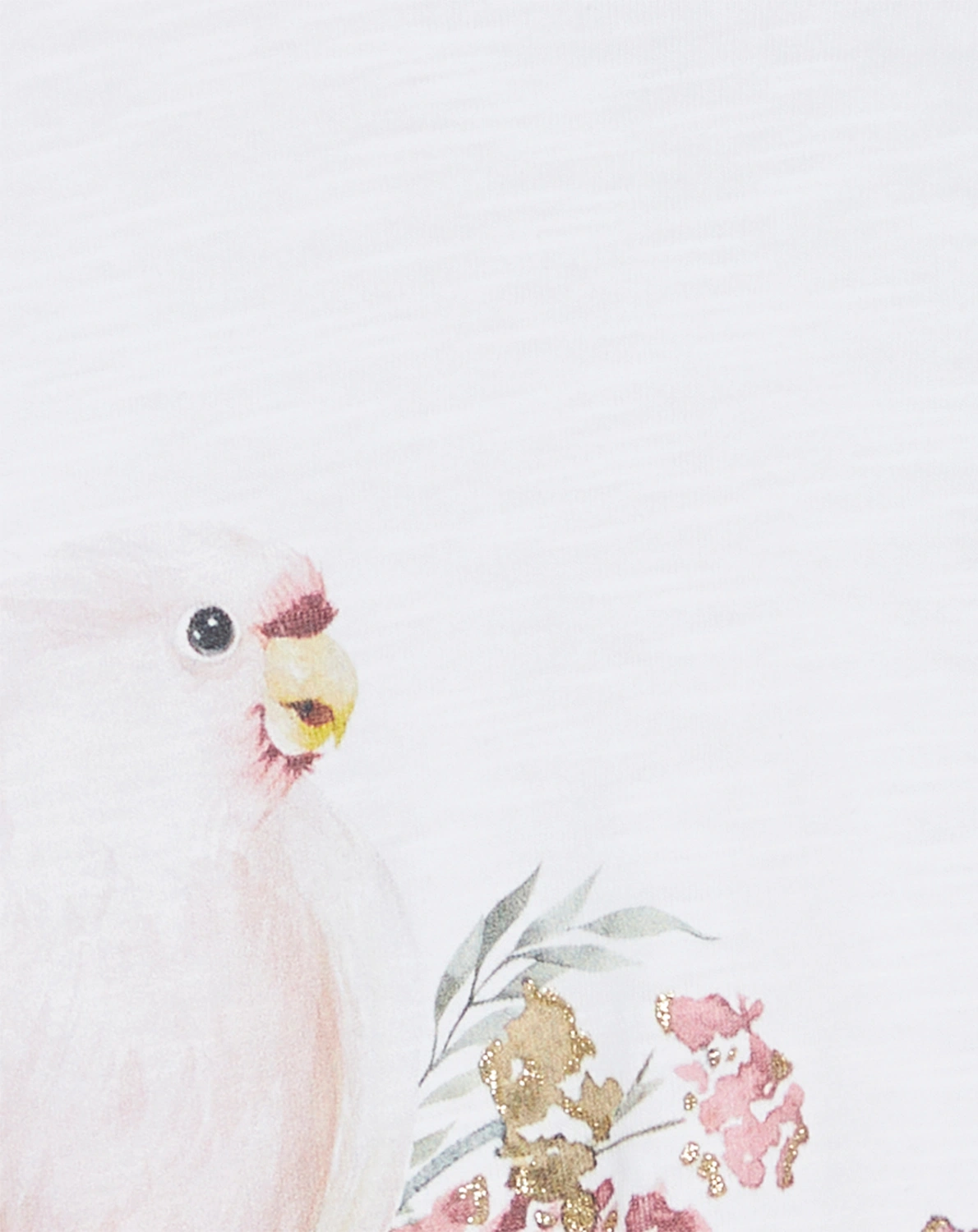T-Shirt ACHENA BIRDS in white