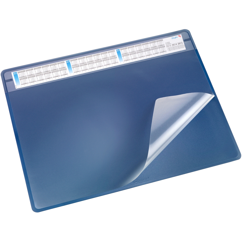 Läufer Schreibunterlage Durella Soft, blau