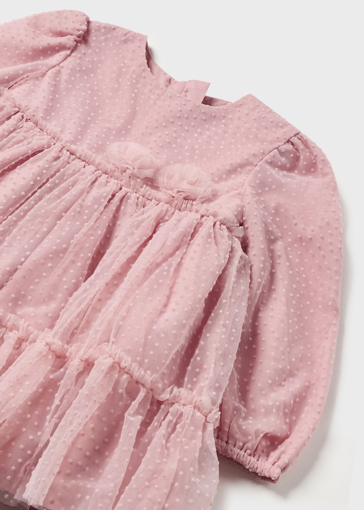 vestido de tule para bebê