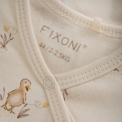 Fixoni Prematur Pyjamaser 2-Pack Str. 44, Brun