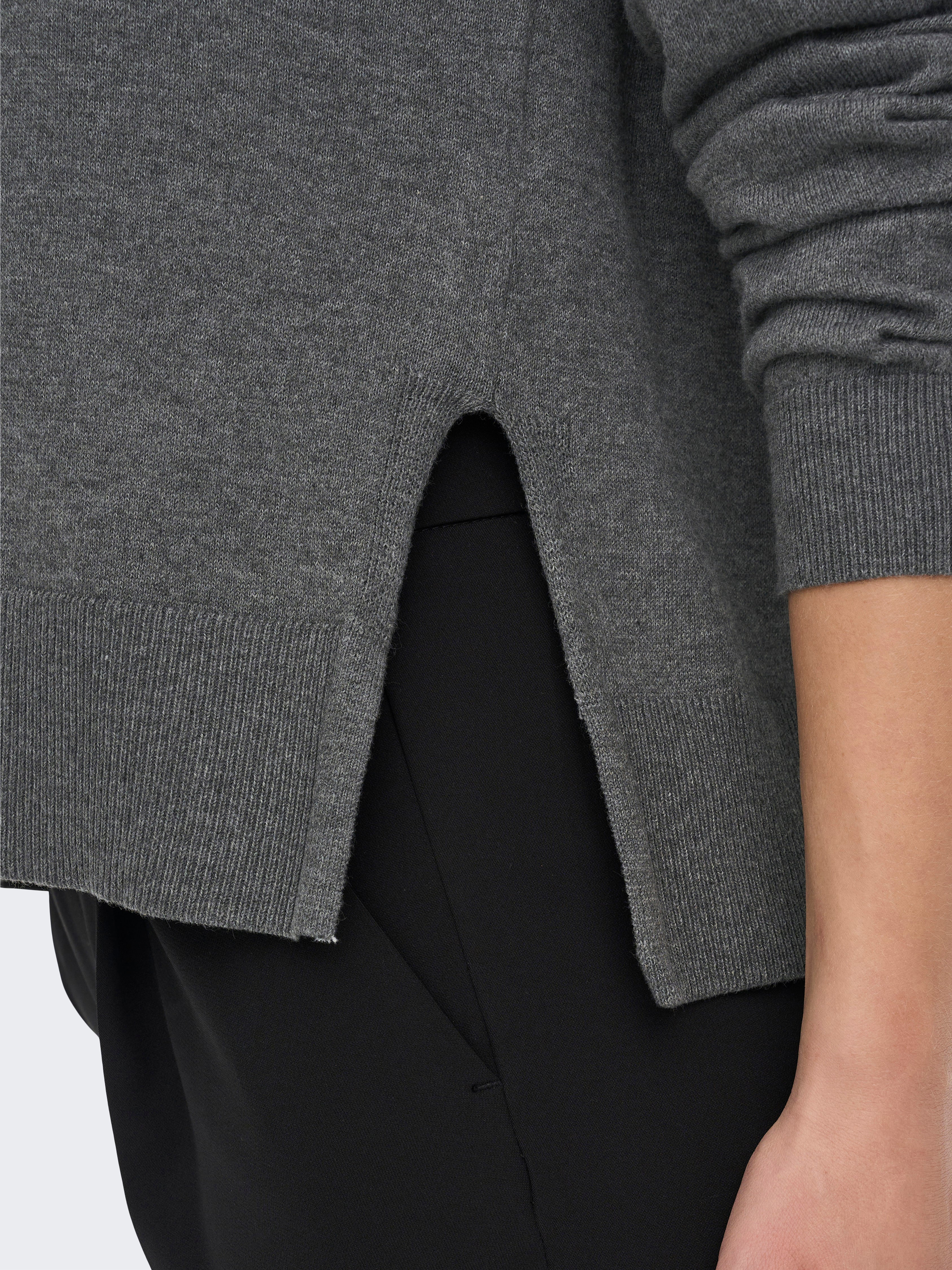 ONLRHIA Strickpullover Medium Grey Melange