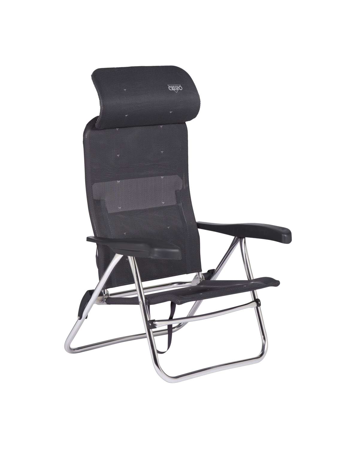 Crespo AL-205 Compact Beach Chair Strandstuhl grau