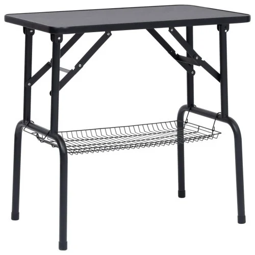 Mesa de tosa para cães pretos