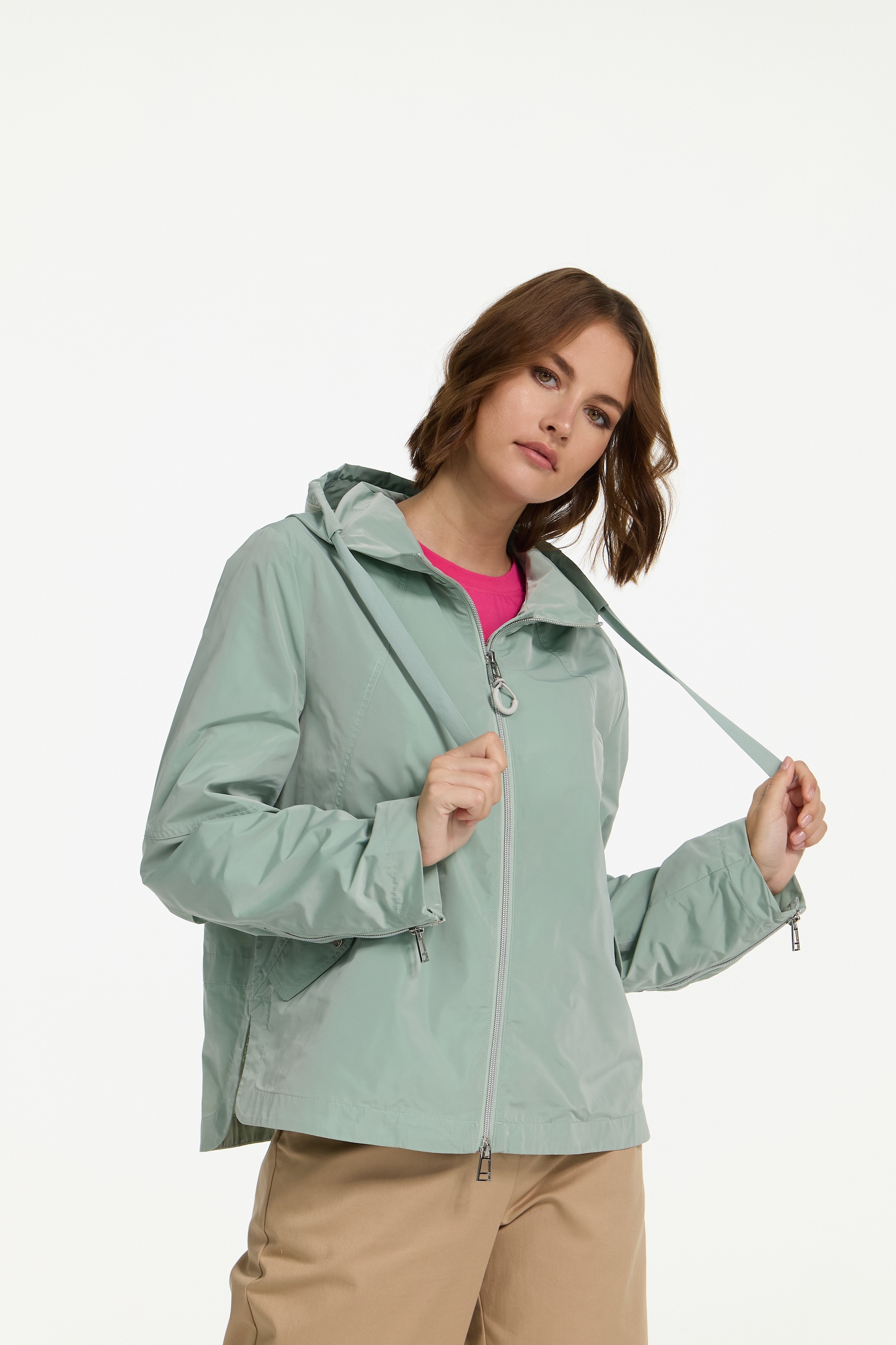 MANISA Kurzjacke mit Kapuze mit Kapuze