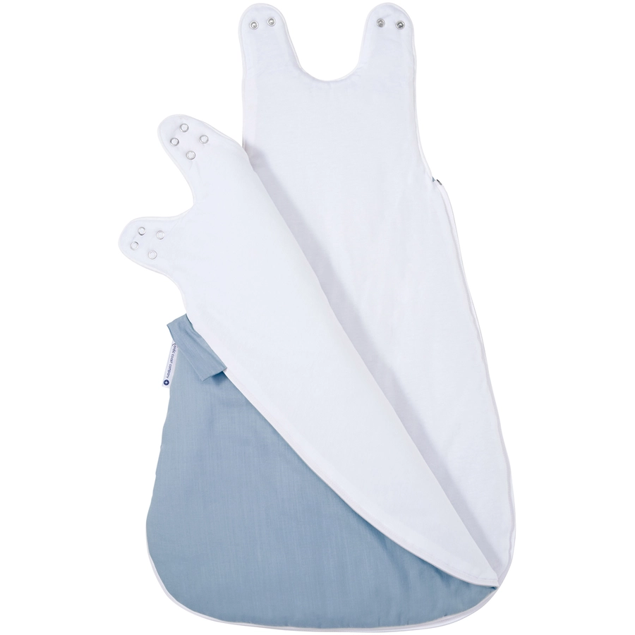Nordic Coast Company Babyschlafsack Blau-Grau