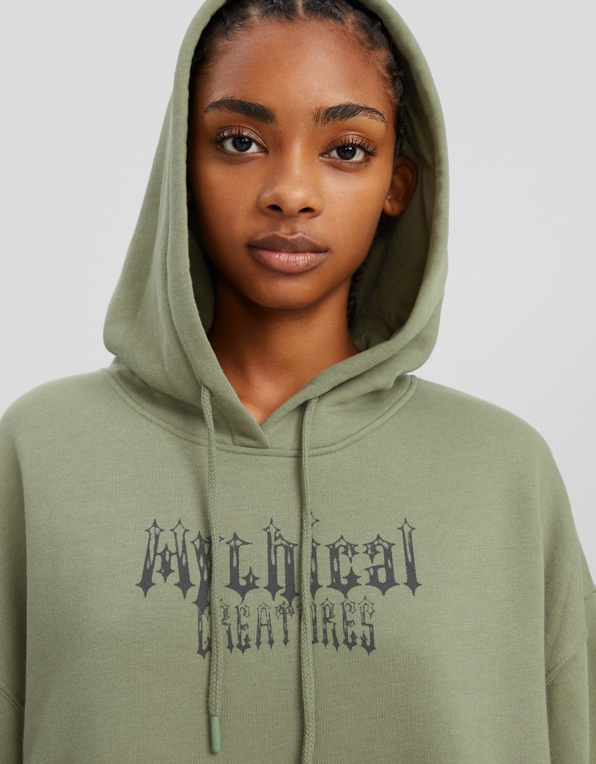 Moletom oversized estampado