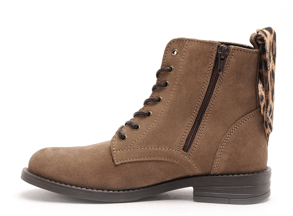 Margarita mariotti boots bottine plates femme punk velours marron