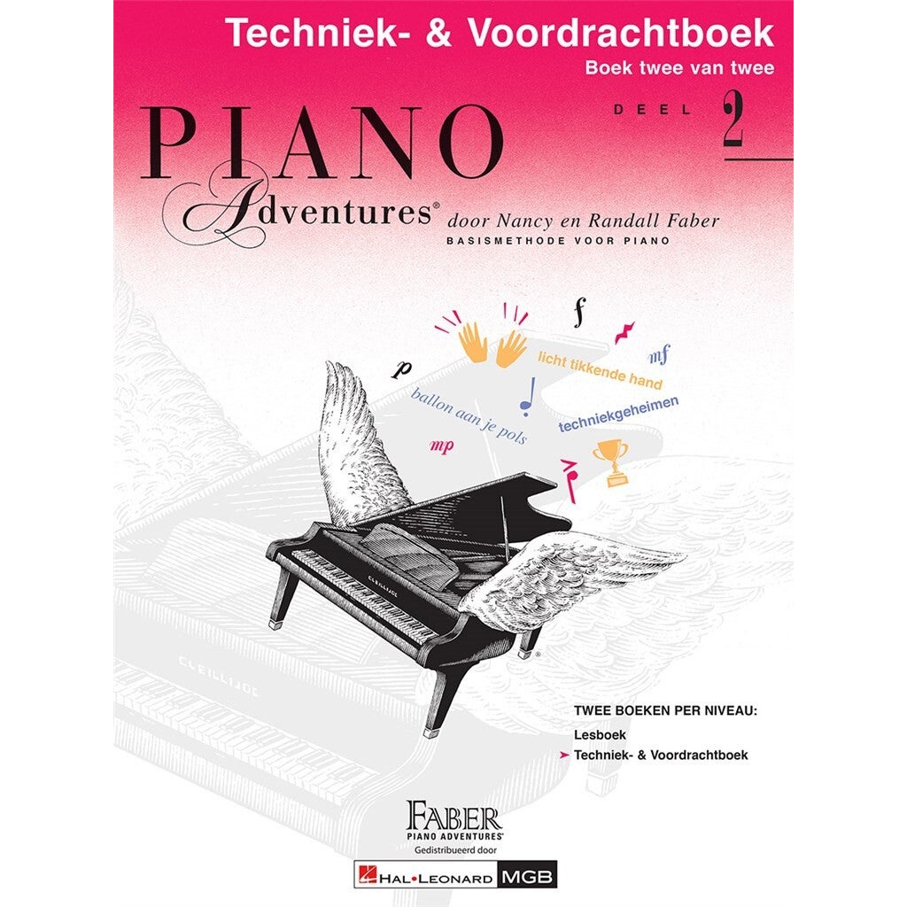 Hal Leonard Piano Adventures: Techniek & Voordrachtboek Deel 2 Nederlandstalige editie