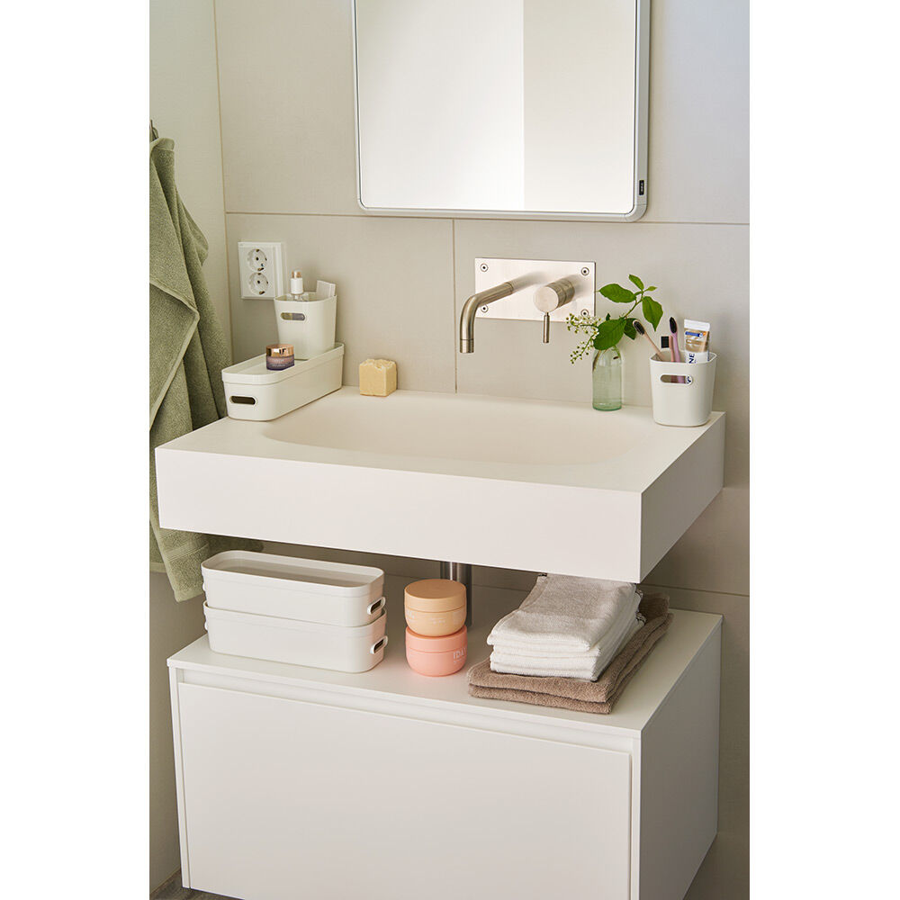 Couvercle boîte de rangement blanc