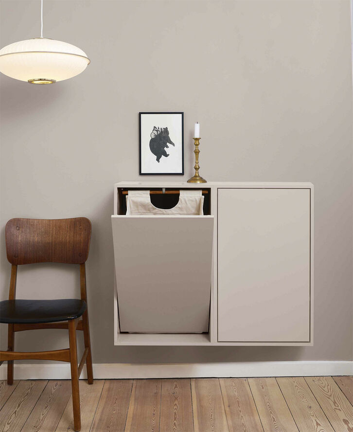 RECOLLECTOR Laundry Box Silver cloud grey