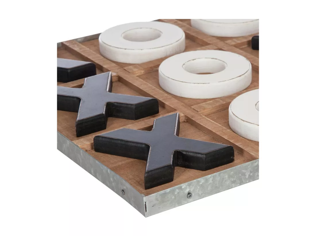 Objet décoratif Jeu de morpion en bois