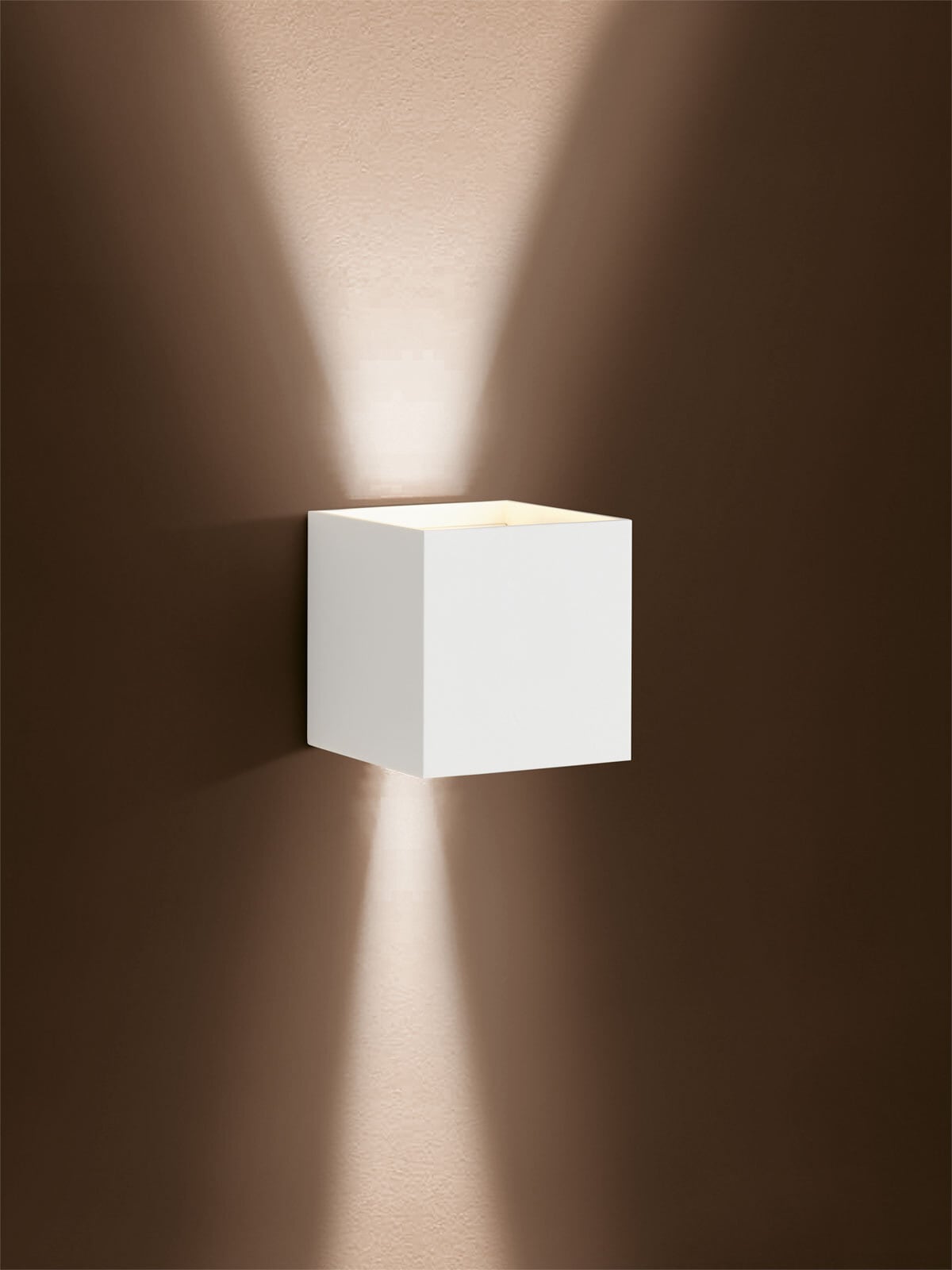 casaNOVA LED Außenwandleuchte CUBI Alu weiß