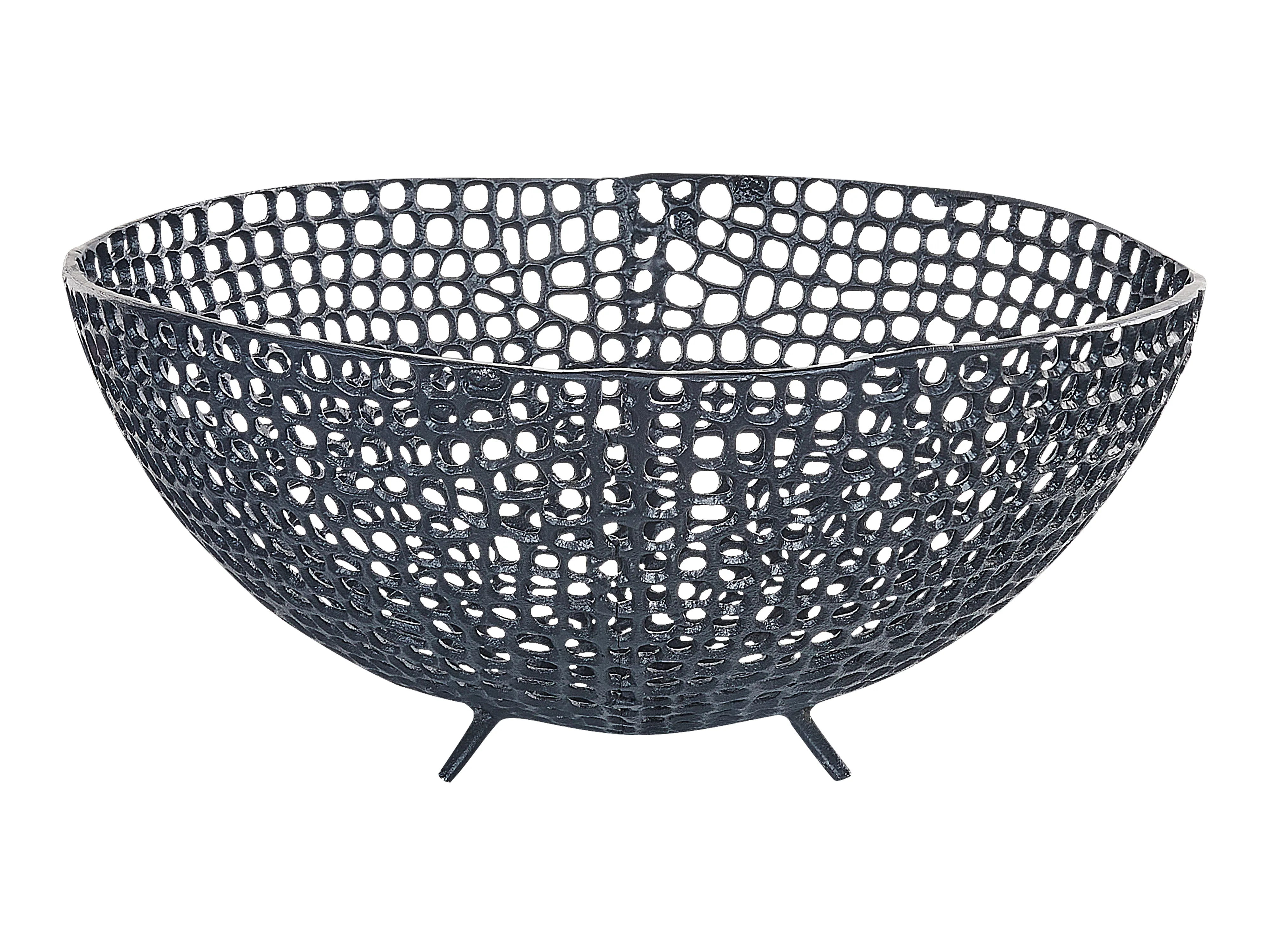 Set van 2 decoratieve schalen KRUKUT Metaal Zwart