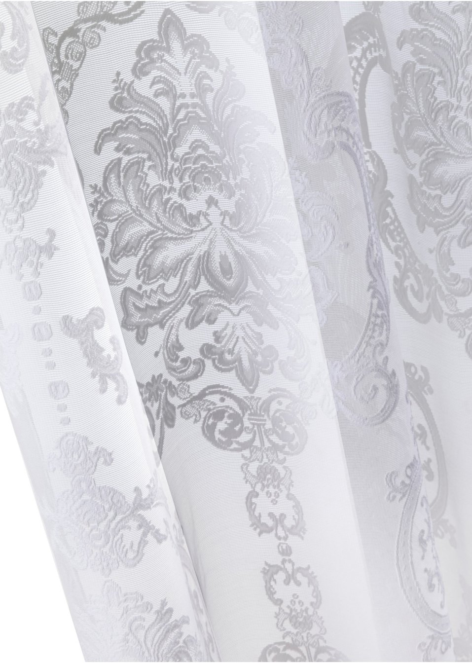 Voilage jacquard avec motif ornement