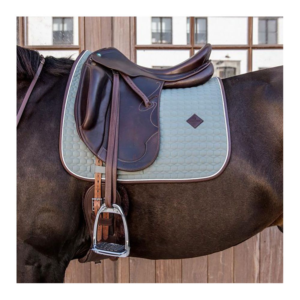 Kentucky CLASSIC LEATHER - Tapis dressage dusty green