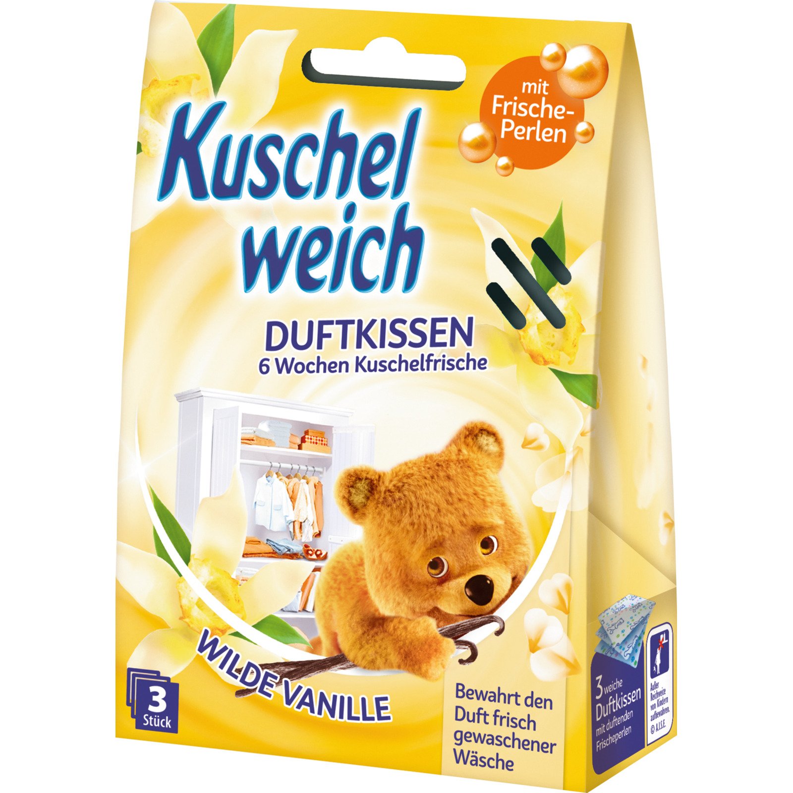 Kuschelweich Duftkissen Wild Vanille 3ST