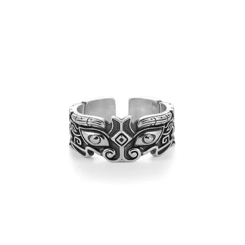 Soosina - Geëmbosseerde open ring