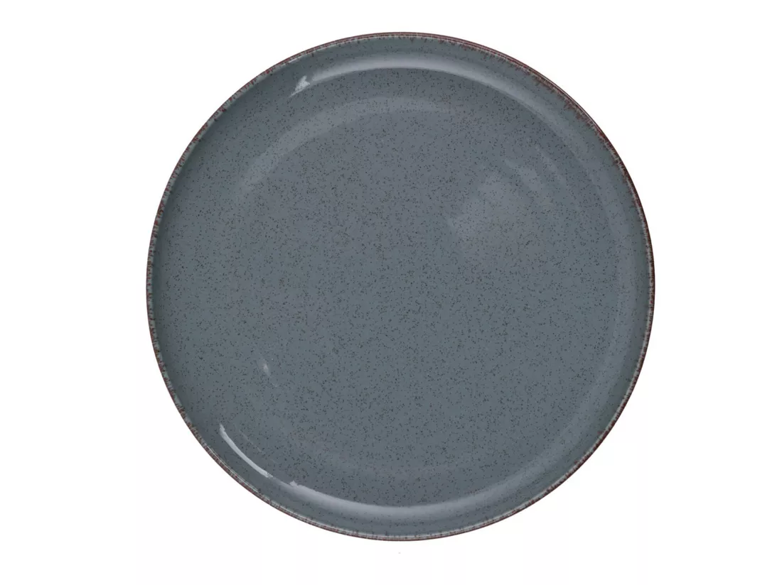Service vaisselle en porcelaine 18 pièces - Bleu - SANCHA