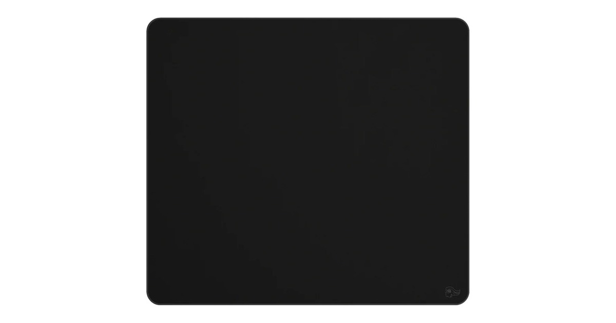 GloriousStitched Cloth Mousepad XL Heavy - Black Stealth  (Zwart)