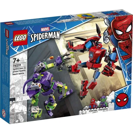 LEGO® Super Heroes 76219 Spider-Mans und Green Goblins Mech-Duell