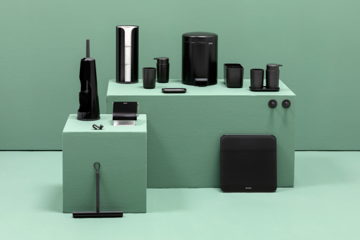 ReNew Toiletborstel met houder - Matt Black
