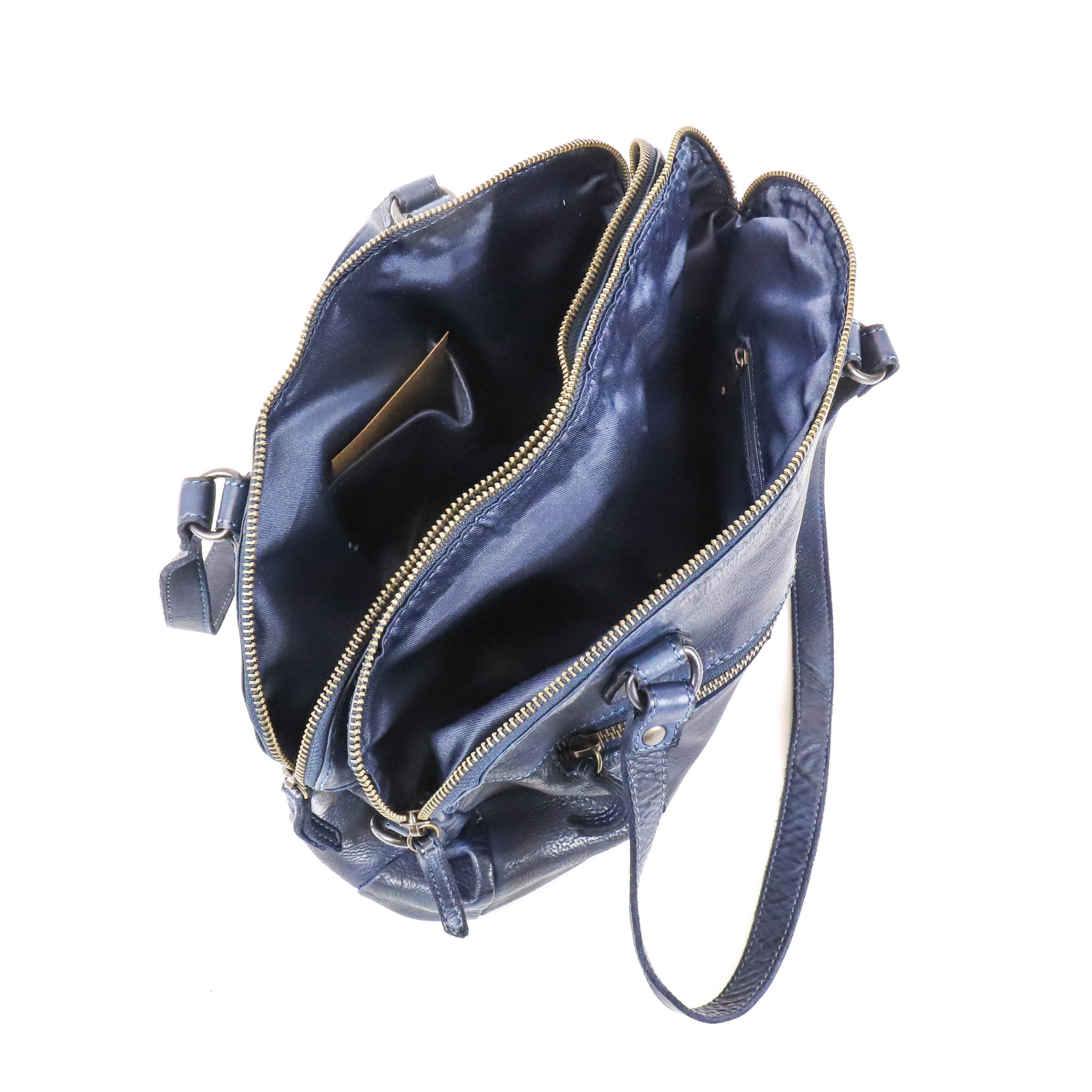 Bear Design Cow Lavato Schoudertas Lieke Blauw CL40085