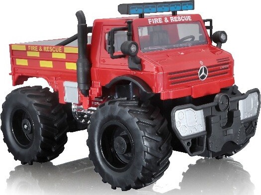 Maisto Bil - Fjernstyret Brandbil - Mercedes Benz Unimog - 1:16