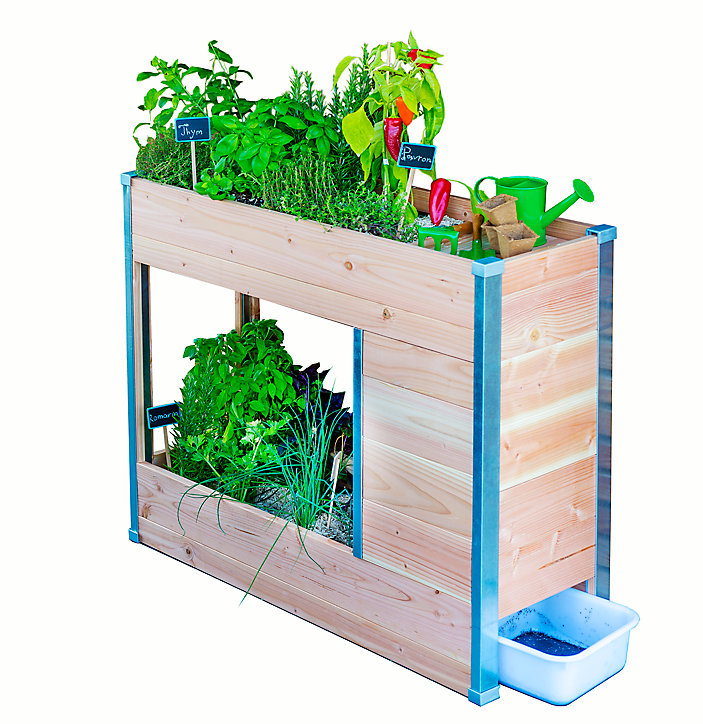 Carré Potager Composteur 75 x 35 x h.80 cm