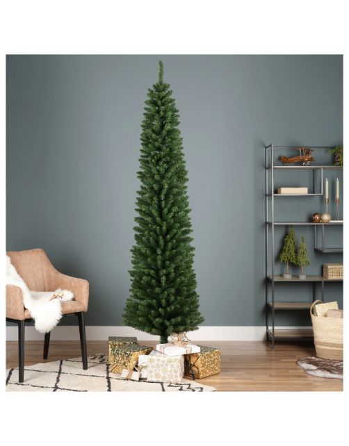 Everlands Kunstkerstboom Pencil - Kerstboom - 3 kg Groen Everlands