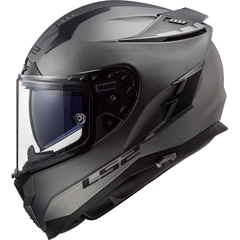 LS2 - Casque FF327 Challenger Solid Gris Mat