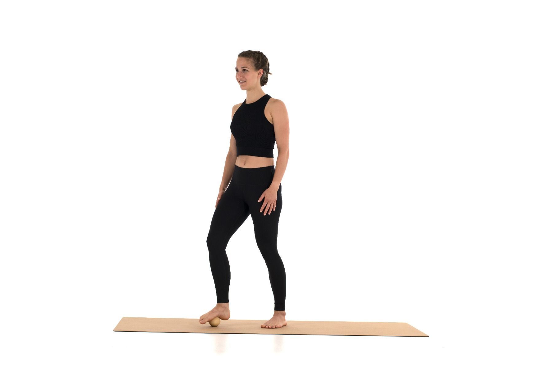 rollholz Faszienball 7 cm Kugel Eiche