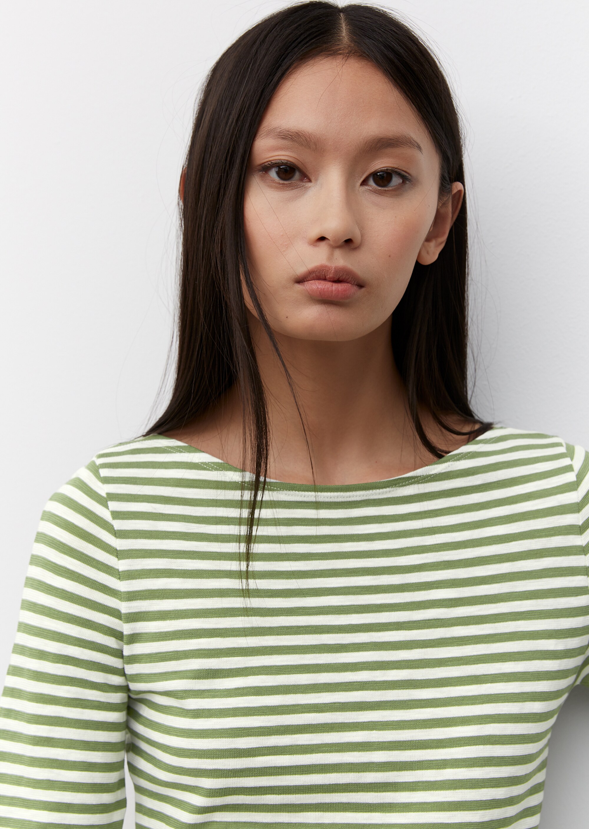 Longsleeve aus Organic-Cotton-Slub-Jersey