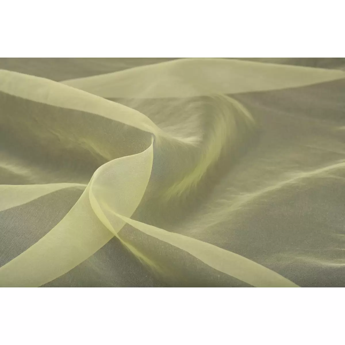Tagvorhang Organza Gelb