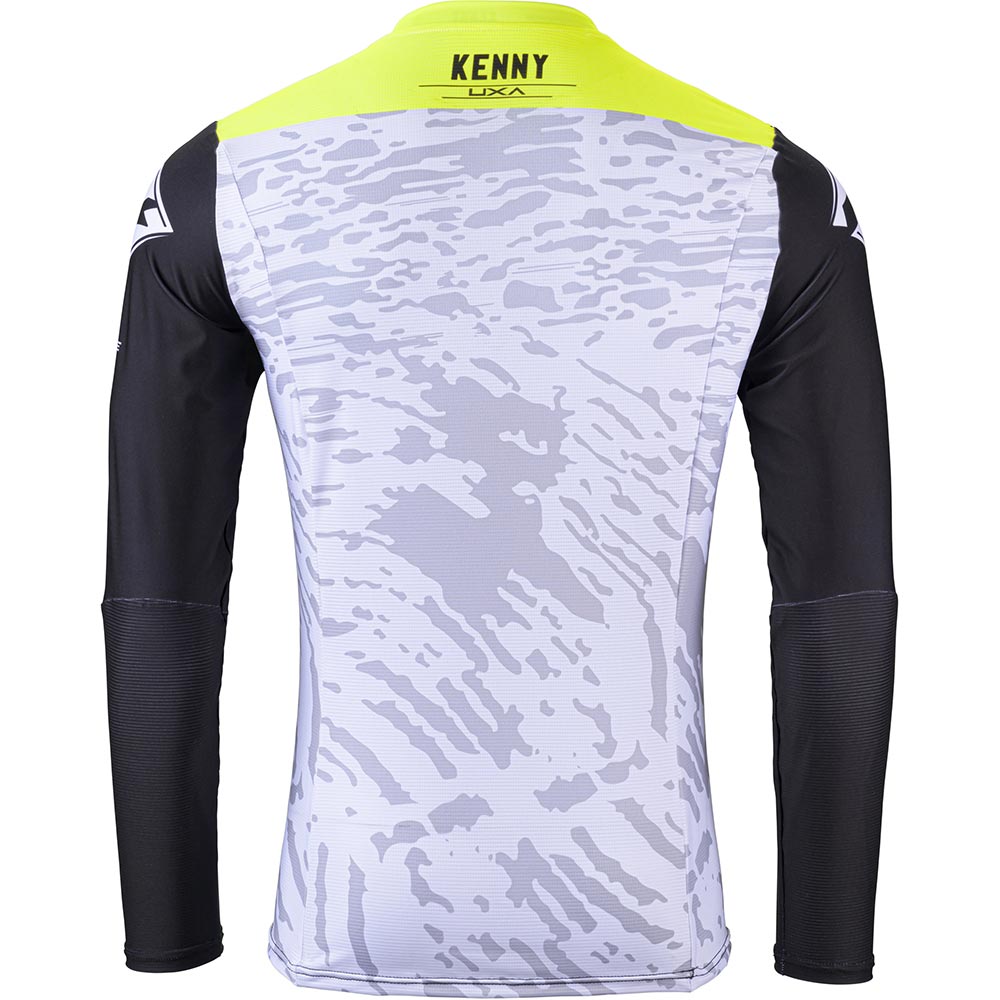 Kenny - Maillot Performance Stone Blanc / Noir / Jaune
